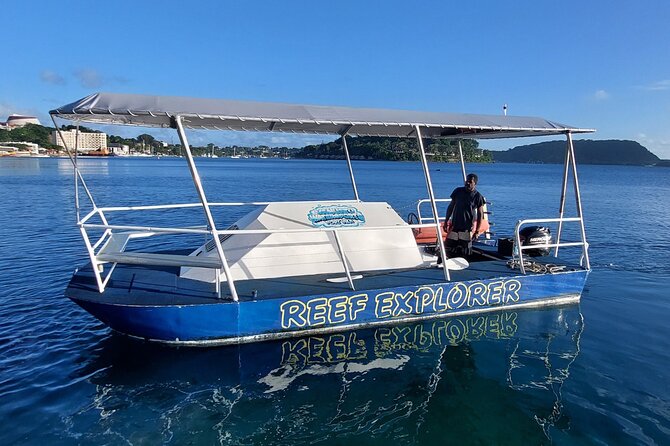 1 hr Reef Explorer in Port Vila harbour, Vanuatu - Watching fish through four large windows
