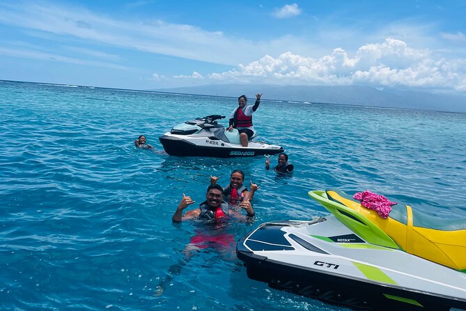 3H Jet Ski Tour to Discover Moorea - Haapiti Pass and the western start of the route