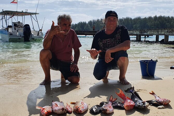 A Day of Big Game Fishing in a small group - From the turquoise lagoon to open Pacific water