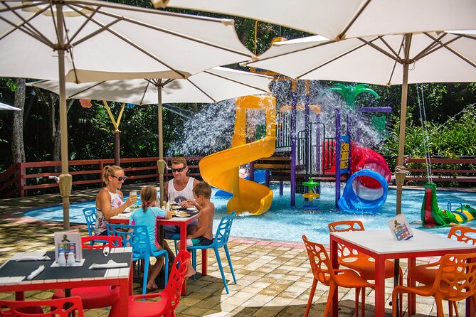 Admission + 2x Zip Line + Unlimited Water Slide Rides - Walk the forest paths and wooden bridges