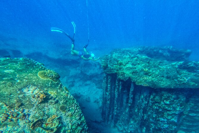Ariki Adventures: Premium Sea Scooter Shipwreck Adventure - A shipwreck just beyond Avarua