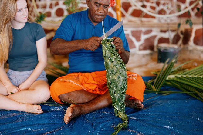 Beachcomber Island Day Trip Fiji's Authentic Island Experience - Fijian skills you can try with your hands