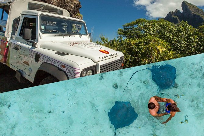 Bora Bora 4WD Tour & Eco Shark & Ray Snorkel Cruise - The 4WD ride: views, stories, and a rough seat