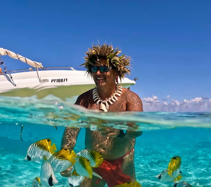 Bora Bora: Blue Lagoon Cruise, Snorkeling and Lunch . - What the $234 price includes