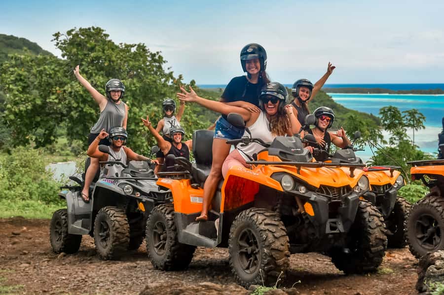 Bora Bora: Combo ATV & Jet Ski Day Trip with Polynesian BBQ - A Polynesian barbecue on a motu