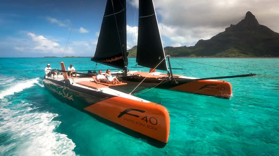 Bora Bora: Half Day Catamaran Sailing & Snorkelling - Setting Sail on Vitamin Sea