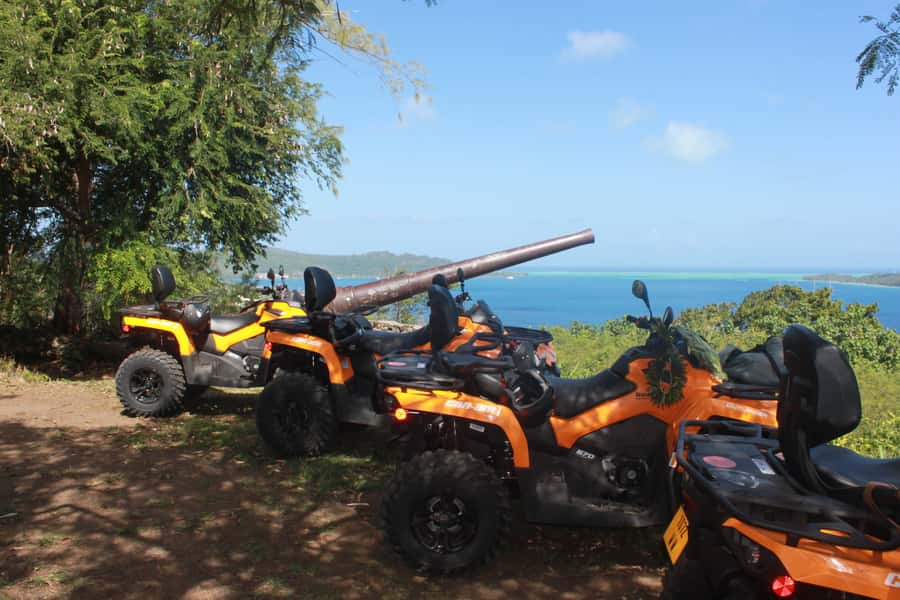 Bora Bora: Island Tour and Mountains Getaway by Quad Bike - A family property, fresh fruit, and coconut bread