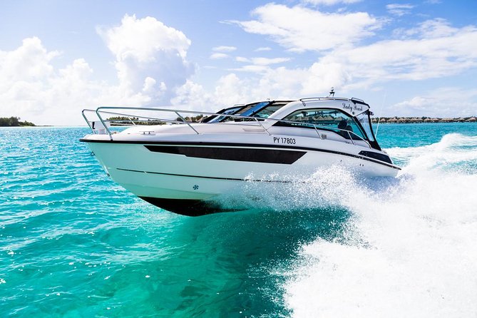 Bora Bora Private Arrival Airport to Hotels Boat Transfer - A private boat instead of a crowded hotel shuttle