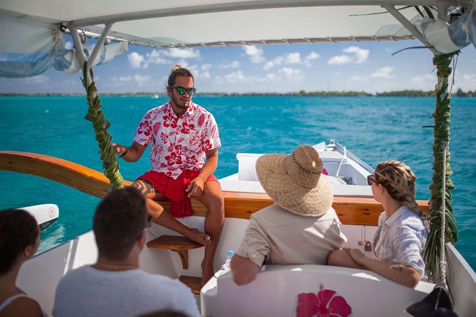 Bora Bora Sunset Cruise and Dinner at St James restaurant - The transition from boat to St James
