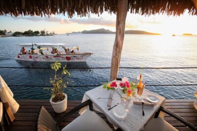 Bora Bora Sunset Cruise and Dinner at St James restaurant