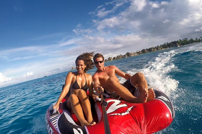 Bora Bora Water Sport : Wakeboard Ski Tube - A fast-moving hour on Bora Bora’s lagoon