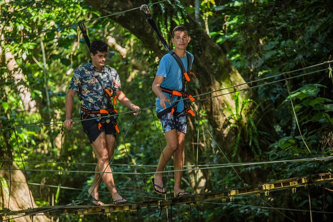 Bridges of Eden: Guided tour including swimming in the river - The river makes the visit more than a ropes course