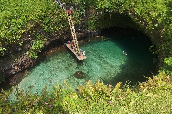 Cave Pools and Lava Tube Swims in Upolu - Vaiula Cave Pool is the most unusual part