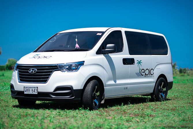 CFC APPROVED Private Arrival Transfer - Nadi Airport to Shangri-La Fijian Resort - The private vehicle and the one-hour drive