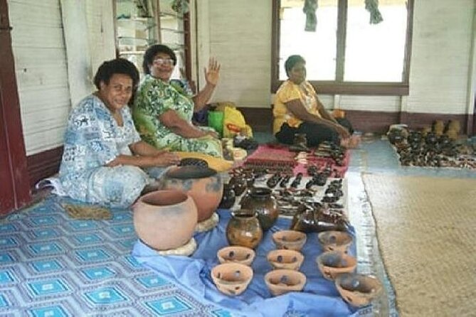 "Coral Coast Adventure: Pottery, Kava, Meke, Dunes & Temple'' - Sigatoka Market gives you a quick local snapshot
