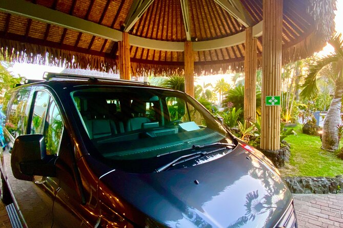 Explore Bora Bora with Private Premium Mini Van - Local architecture at Overwater Bungalow N3