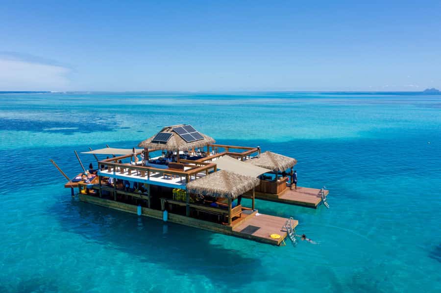 Fiji: Cloud 9 Floating Bar and Pizzeria Day Trip - A floating bar built for two kinds of day