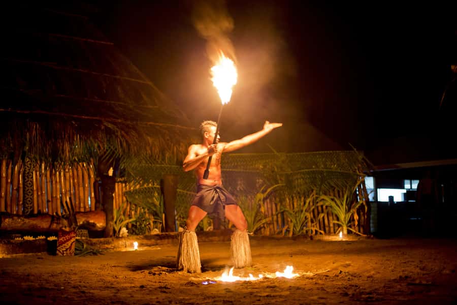 Fiji: Sunset River Cruise & Island Fire Dance Experience - Bonfire songs as the sun goes down