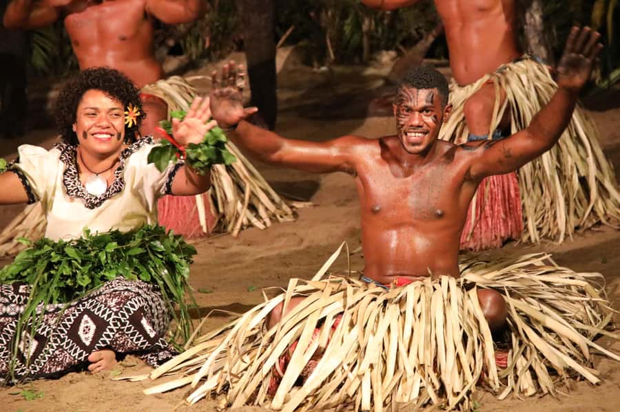 Fiji: Sunset River Cruise & Island Fire Dance Experience - Watching the lovo come out of the earth