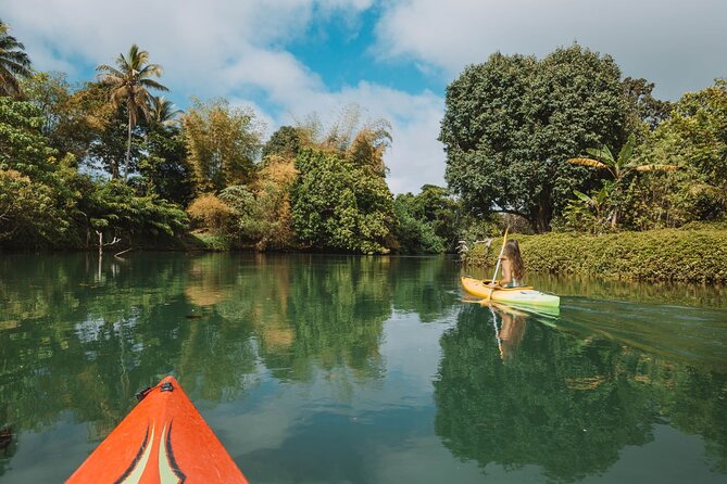 Full Day River Kayaking & Cascades from Port Vila - Lunch in a large fare