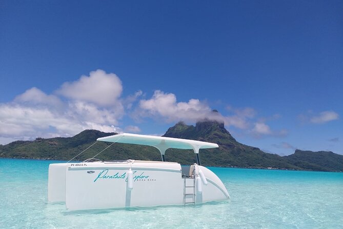 Full Day Solar Boat–Explores Bora Bora at the Rhythm of the Lagoon - Starting gently with lagoon exploration and lunch time