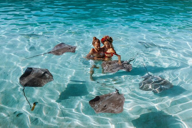 Full Day Tour : Moorea Snorkeling & Sunset Cruise on a Catamaran named Taboo - Sunset from the open ocean