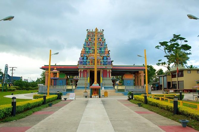 Garden Of Sleeping Giant ,Mudpool &Temple Tour From Coral Coast - Sri Siva Subramaniya Temple and Its Bright Architecture