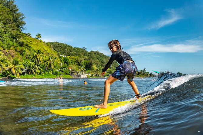 Group Guided Surfing Lesson in Tahiti - Key points at a glance