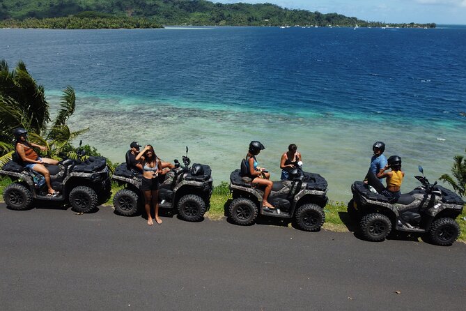 Guided tour of the island and its escapades in Tahaa by Quad / ATV - Manao products, from local farmers to you