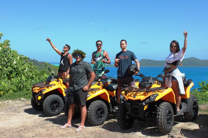 Island Tour & Getaway on the Bora Bora Mountains by Quad / ATV - Off-road tracks in Bora Bora’s interior