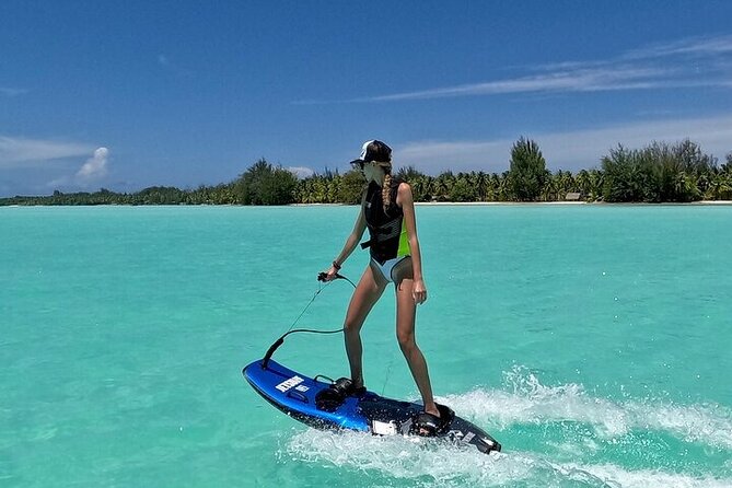 JetSurf Private Riding Lessons in Bora Bora - Starting on Bora Bora’s lagoon