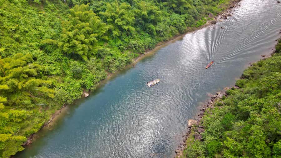 Jewel Of Fiji: Boat, Raft & Waterfall Culture Tour w/Lunch - Floating on the HMS Bilibili