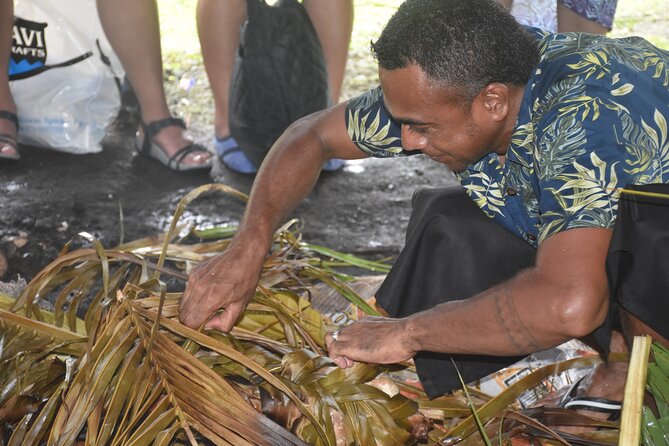 Jewel Of Fiji incl Fijian Village, waterfall & Lunch(Nadi Hotels) - Entering the village and the bure
