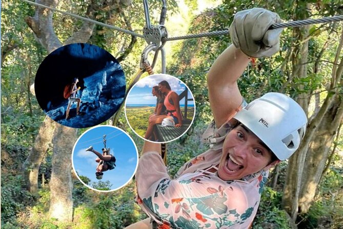 Largest Zipline in South Pacific & Cave Exploration Coral Coast - From endangered vesi trees to lower forest