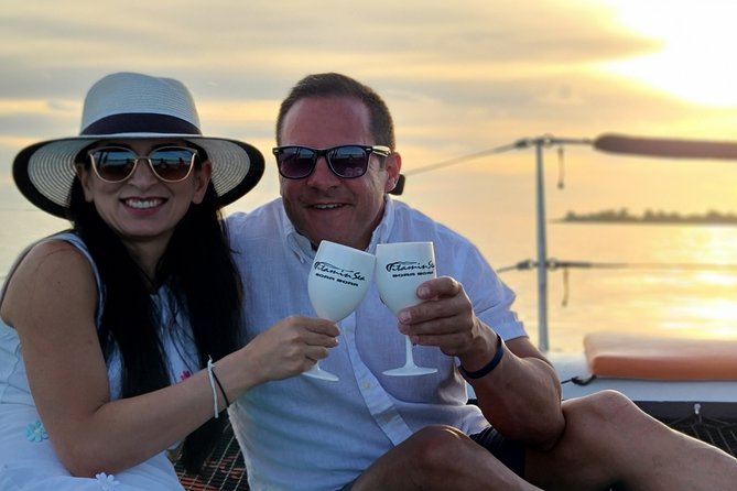 LUXURY PRIVATE Catamaran Bora Bora : The Sunset Escape - Mount Otemanu from the water
