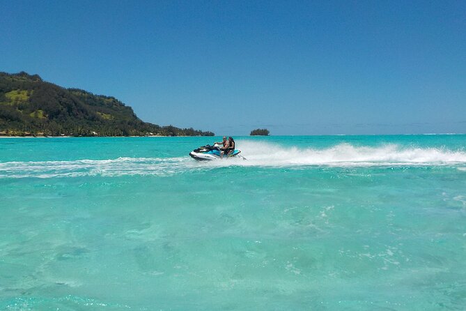 Medium Combo in Moorea of 2 hours of Jetski and 2h30 of Quad - The break between quad and jet ski