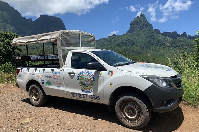 Moorea 4WD Tour Inc. Belvedere, Pineapple Farm, Magic Mountain... - Magic Mountain and the two-bay panorama