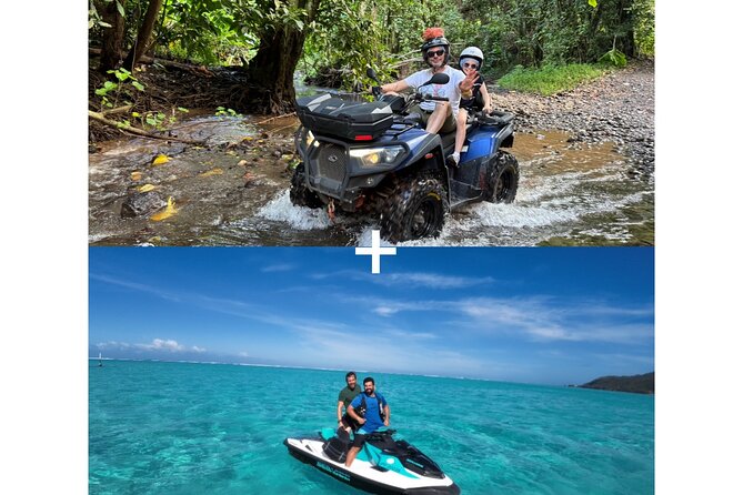 Moorea Combo 3 hours Jet Ski & 3 hours 30 ATV - A full day across Moorea, from lagoon to mountain