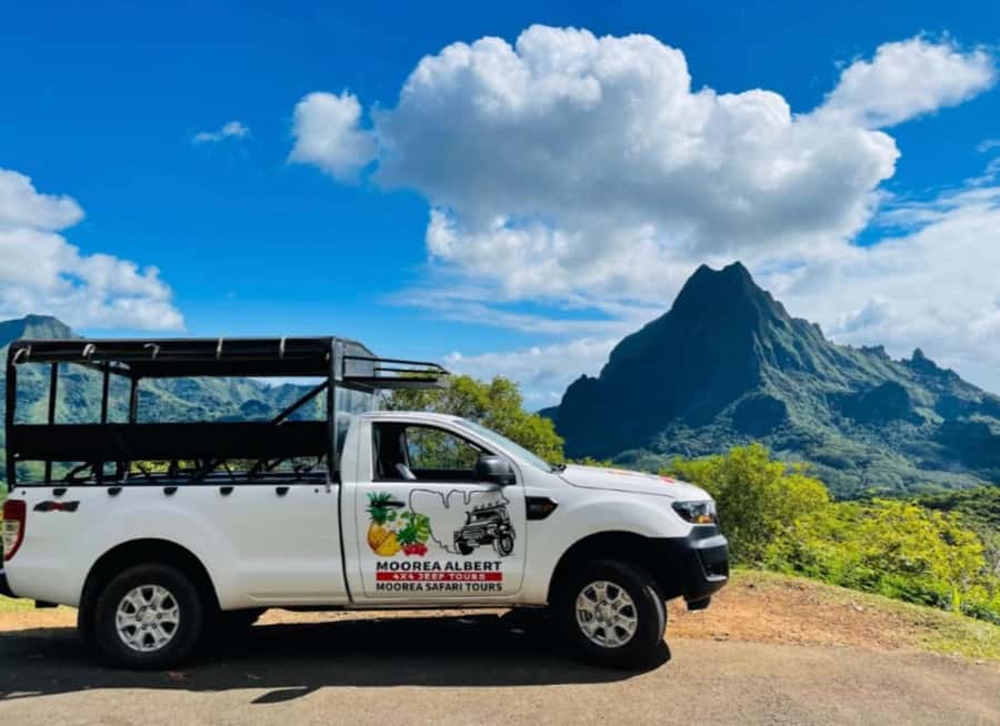 Moorea: Half-Day Open-Air 4WD Safari with Hotel Transfers - Starting at Cook’s Bay and heading inland
