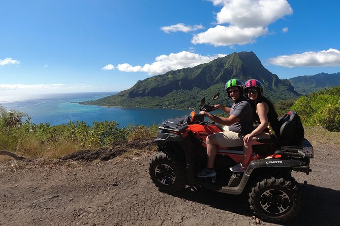 Moorea Solo or Twin 3 hours 30 ATV Tour - Belvedere Lookout and the Opunohu Valley
