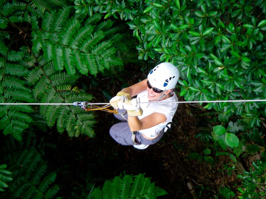 Nadi: Zipline Adventure with Cave Exploration - Getting ready with gear and a safety briefing