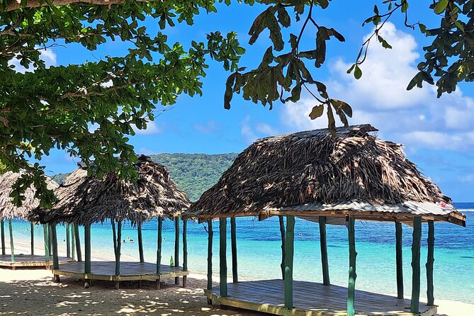Namua Turtle Island and Eastern Upolu Tour - Swimming inside Piula Cave Pool