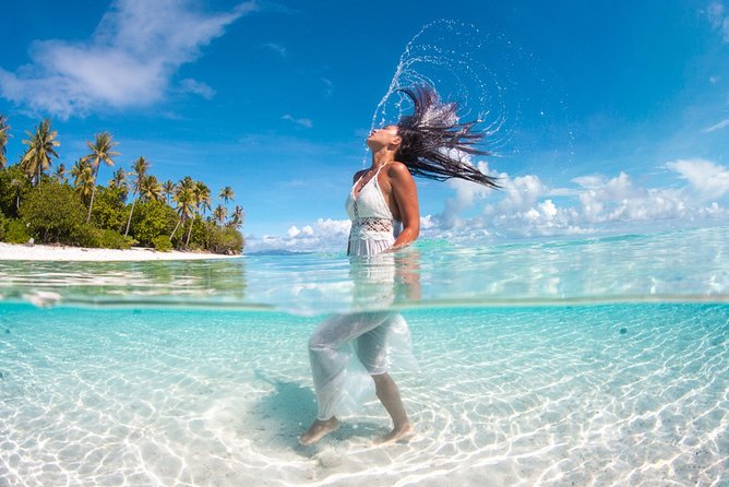 Private Full Day Aquatic Photo Tour + Resort Photo-Shoot (All inclusive) - Two or more lagoon stops with time to adjust