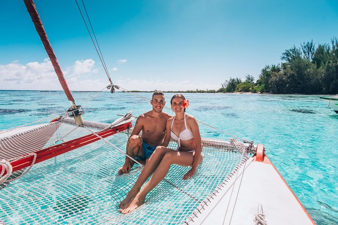 PRIVATE Half Day Tour : Moorea Snorkeling & Sailing on a Catamaran named Taboo - Snorkeling with rays and reef sharks