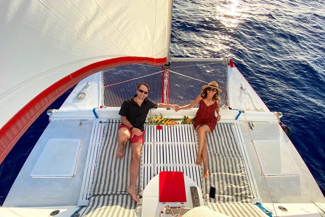 PRIVATE Sunset Cruise : Moorea Sailing on a Catamaran named Taboo - Sunset sailing from Cook’s Bay to the open sea