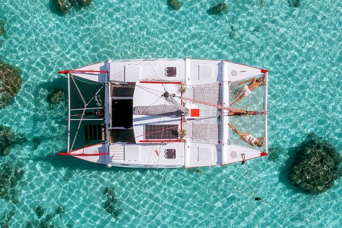 PRIVATE Sunset Tour: Moorea Snorkeling on a Catamaran named Taboo - A private evening on Moorea’s lagoon