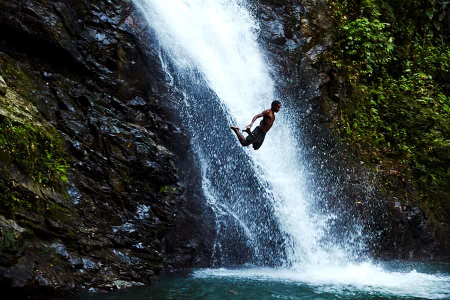 Private Tour: Pacific's Largest Dunes & Famous Waterfall - From rainforest water to open sand