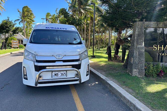 Private Transfer :Nadi Airport to Shangri-La Fijian Resort Yanuca - What the private format is worth at $39.98