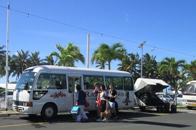 Rarotonga International Arrivals Seat in Coach Transfer - Finding Raro Tours when airport service is limited