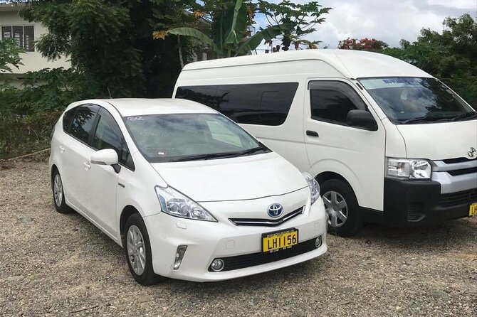 Roundtrip Nadi Airport -Sofitel Resort & Spa(Private Transfer] - Comfort, vehicle type, and group size